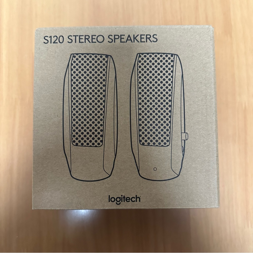 LOGITECH S120 - Stereo Speakers NEW IN BOX